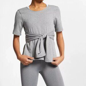 nike womens studio yoga top shirt sweatshirt XL